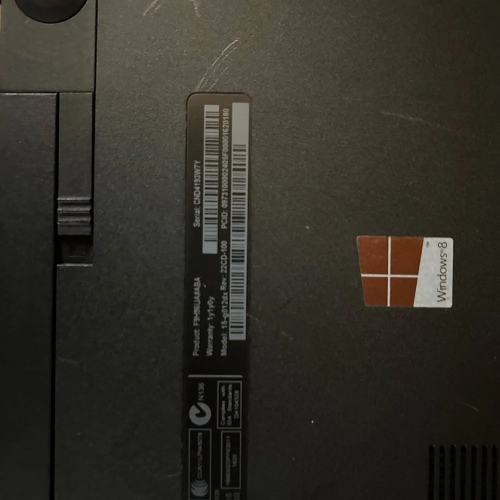 HP Charcoal Gray Laptop